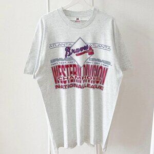 90 Atlanta Braves MLB baseball shirt retro richardinc